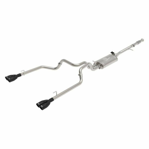 Advanced Flow Engineering AFE 4934139B 304 Stainless Steel Cat-Back Exhaust System with Quad Rear Exit A15-4934139B